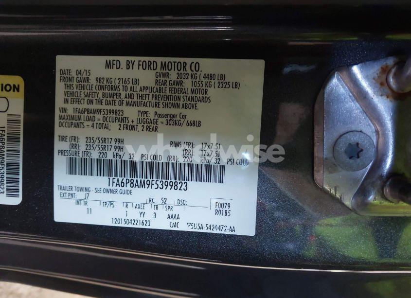 Thumbnail 16 of 2015 FORD MUSTANG V6