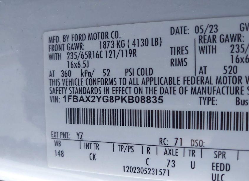 Thumbnail 15 of 2023 FORD TRANSIT-350 PASSENGER VAN XLT