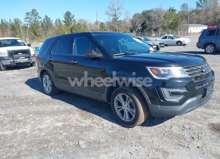Main photo of 2018 FORD POLICE INTERCEPTOR with VIN 1FM5K8AR0JGC95312