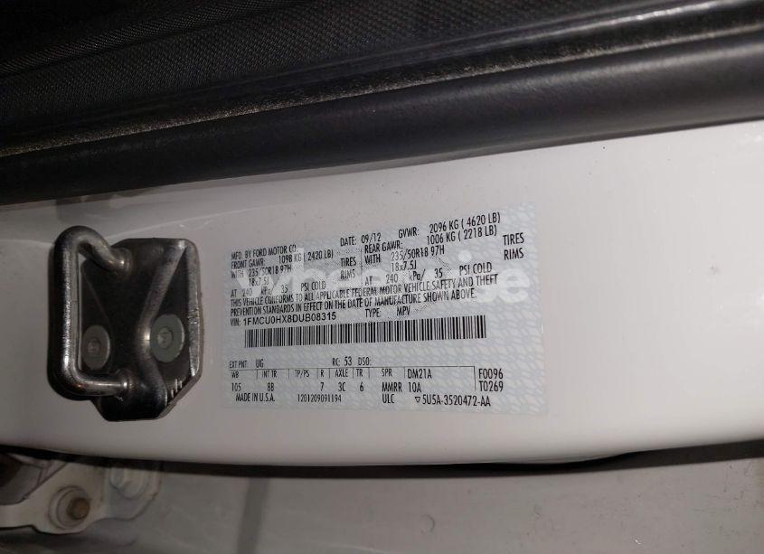 Thumbnail 16 of 2013 FORD ESCAPE SEL