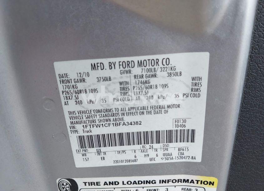 Thumbnail 17 of 2011 FORD F-150 LARIAT