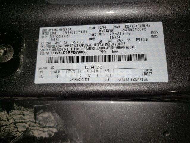 2024 FORD F150 XLT