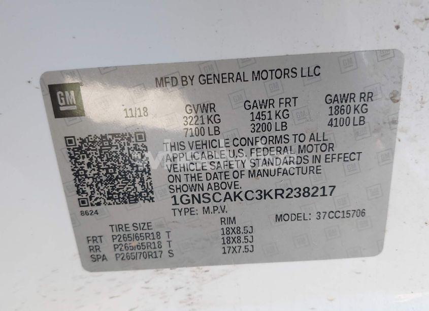 Thumbnail 21 of 2019 CHEVROLET TAHOE LS