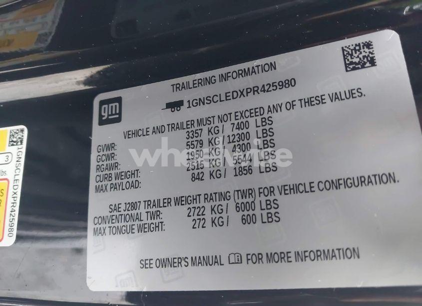 Thumbnail 16 of 2023 CHEVROLET TAHOE 2WD COMMERCIAL FLEET