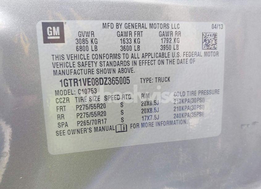 Thumbnail 19 of 2013 GMC SIERRA 1500 SLE