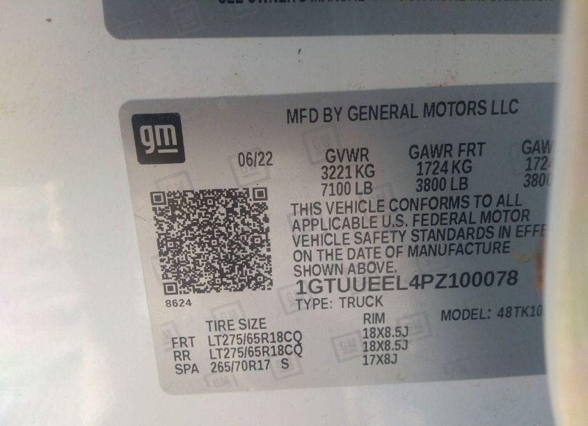 Thumbnail 16 of 2023 GMC SIERRA 1500 4WD SHORT BOX AT4