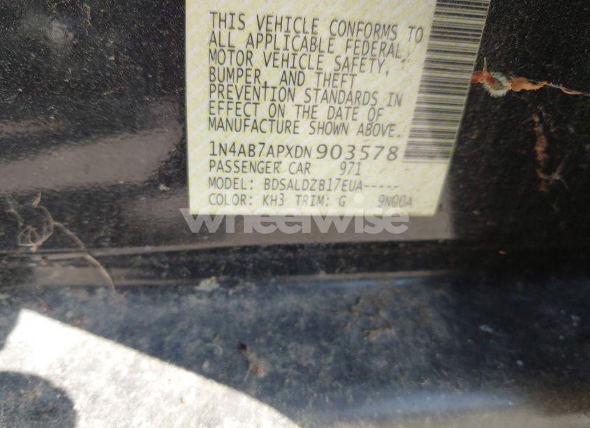 Thumbnail 11 of 2013 NISSAN SENTRA SV