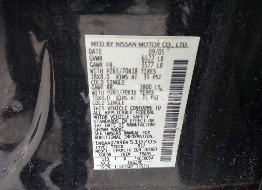 Thumbnail 16 of 2006 NISSAN TITAN SE