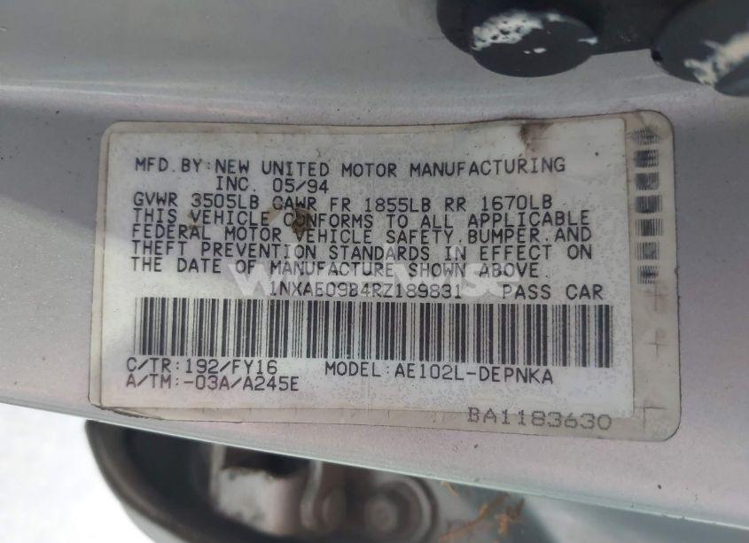 1994 Toyota Corolla