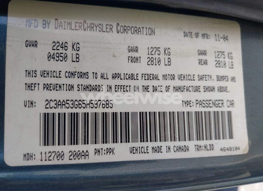 2005 Chrysler 300