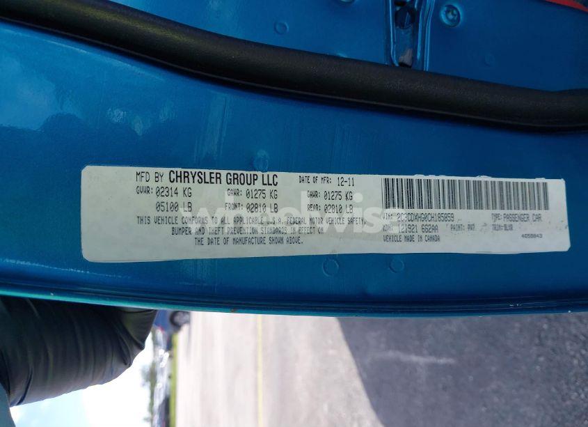 Thumbnail 18 of 2012 DODGE CHARGER SXT