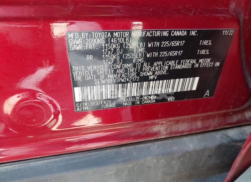 Thumbnail 18 of 2023 TOYOTA RAV4 XLE
