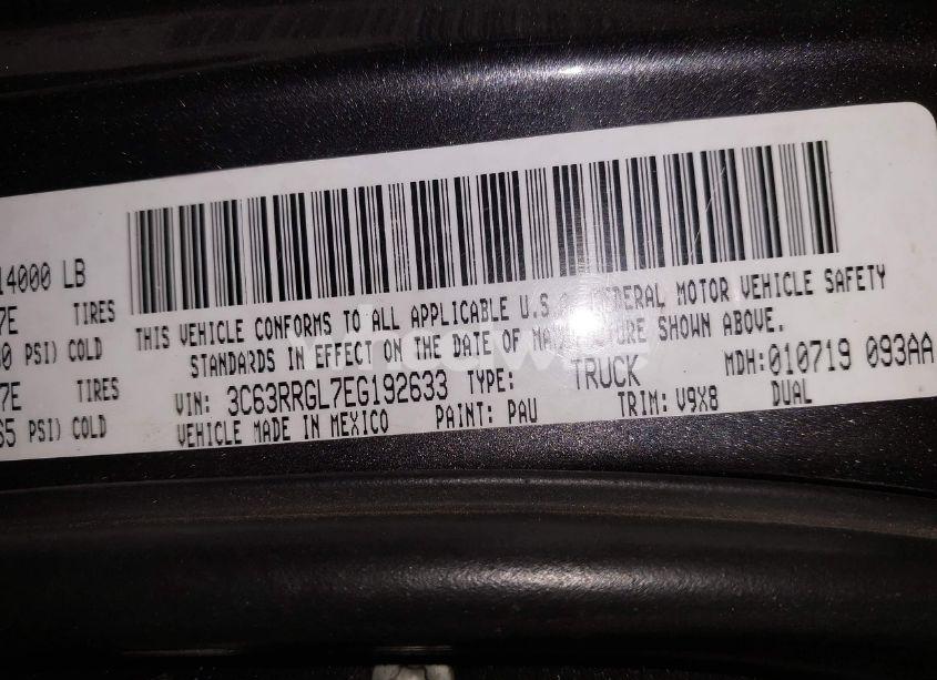 Thumbnail 11 of 2014 RAM 3500 TRADESMAN