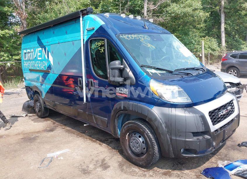 Main photo of 2022 RAM PROMASTER 2500 HIGH ROOF 159 WB with VIN 3C6LRVDG4NE106593