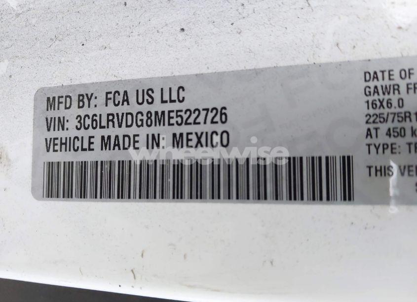 Thumbnail 16 of 2021 RAM PROMASTER 2500