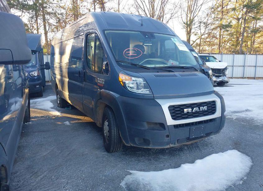 Main photo of 2021 RAM PROMASTER 3500 CARGO VAN HIGH ROOF 159 WB EXT with VIN 3C6MRVJG2ME549638