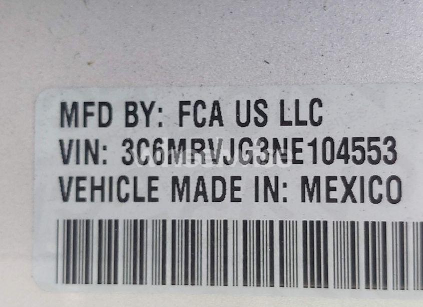Thumbnail 16 of 2022 RAM PROMASTER 3500 CARGO VAN HIGH ROOF 159 WB EXT
