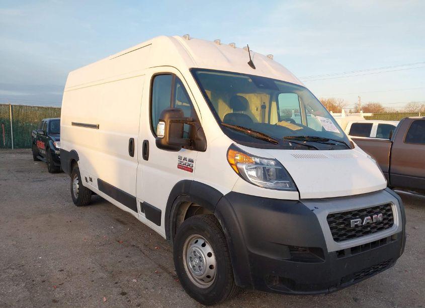 Main photo of 2022 RAM PROMASTER 3500 CARGO VAN HIGH ROOF 159 WB EXT with VIN 3C6MRVJG3NE125788