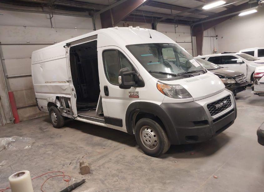 Main photo of 2021 RAM PROMASTER 3500 CARGO VAN HIGH ROOF 159 WB EXT with VIN 3C6MRVJG8ME514764