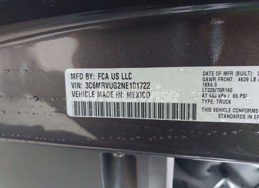 Thumbnail 11 of 2022 RAM PROMASTER 3500 WINDOW VAN HIGH ROOF 159 WB EXT