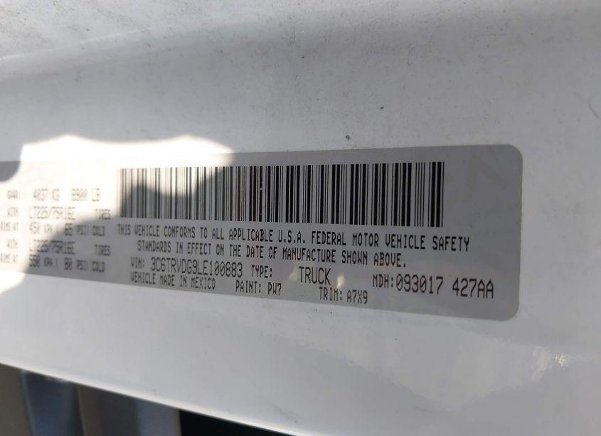Thumbnail 16 of 2020 RAM PROMASTER 2500 HIGH ROOF 159 WB