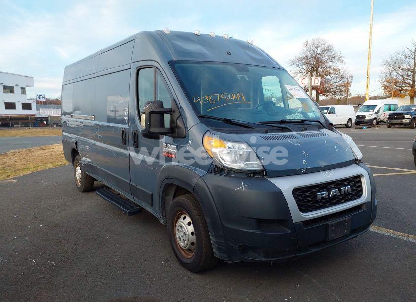 Main photo of 2019 RAM PROMASTER 3500 CARGO VAN HIGH ROOF 159 WB EXT with VIN 3C6URVJG6KE555441