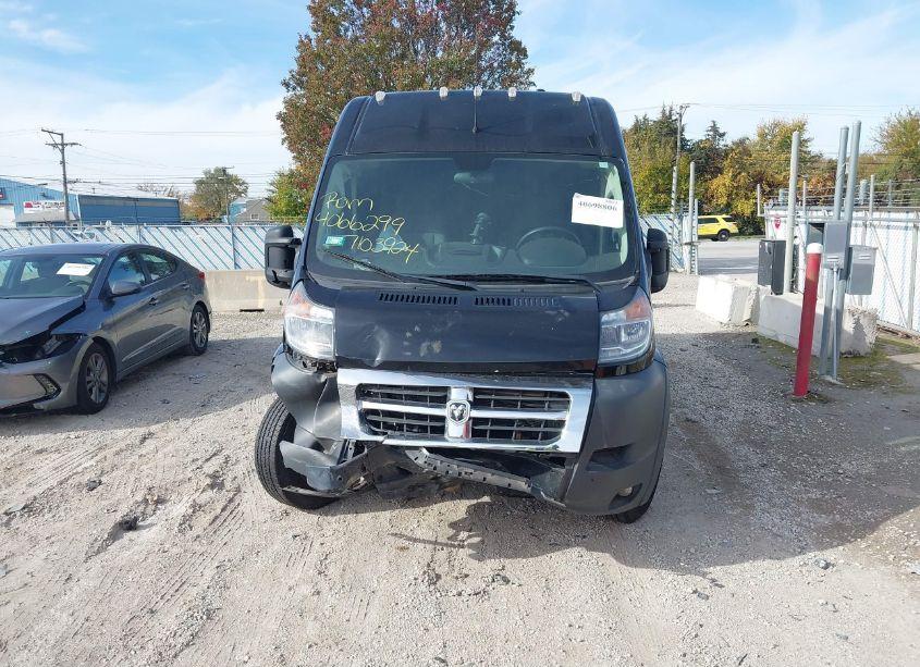 Thumbnail 4 of 2018 RAM PROMASTER 3500 CARGO VAN HIGH ROOF 159 WB EXT