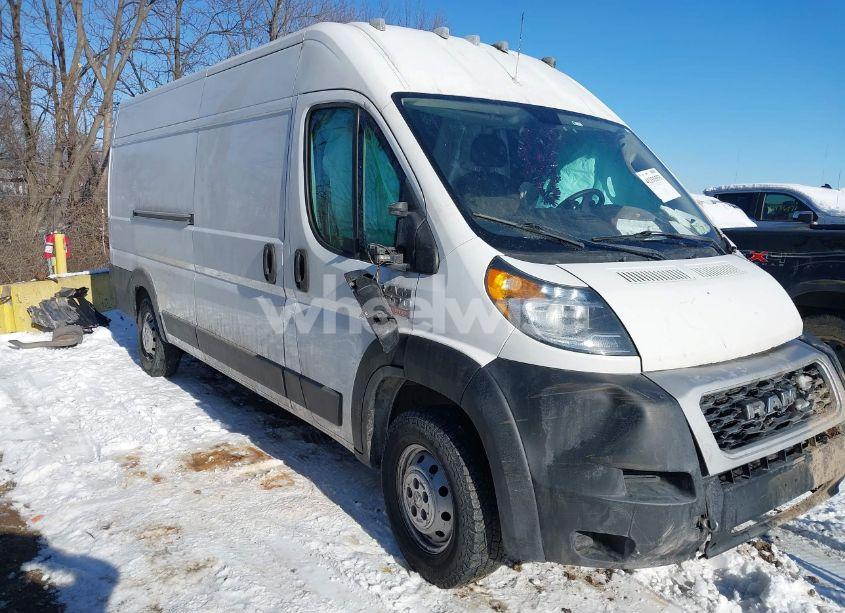 Main photo of 2020 RAM PROMASTER 3500 CARGO VAN HIGH ROOF 159 WB EXT with VIN 3C6URVJGXLE122352