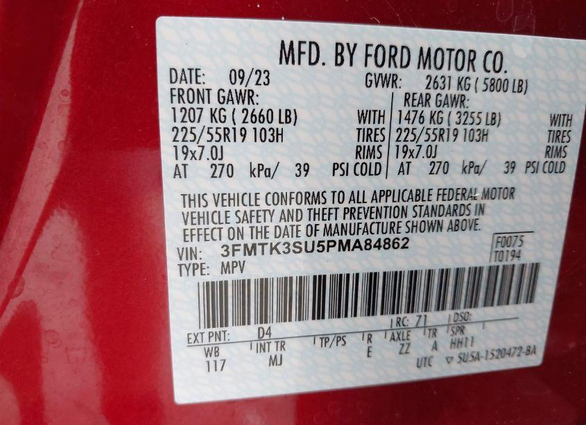 Thumbnail 20 of 2023 FORD MUSTANG MACH-E PREMIUM