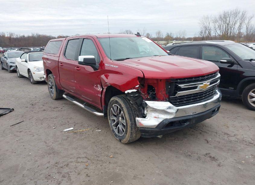 Main photo of 2022 CHEVROLET SILVERADO 1500 LTD 4WD SHORT BED LT with VIN 3GCUYDED9NG125756