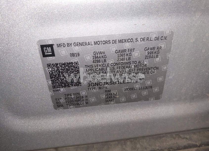 Thumbnail 16 of 2020 CHEVROLET TRAX FWD LS