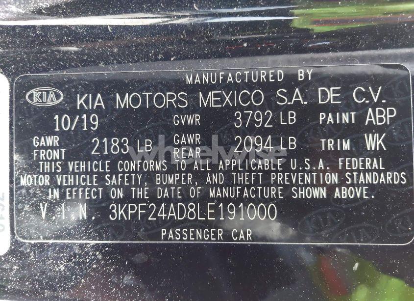 Thumbnail 17 of 2020 KIA FORTE LXS