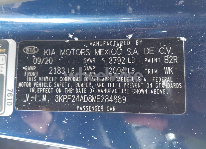 Thumbnail 16 of 2021 KIA FORTE LXS
