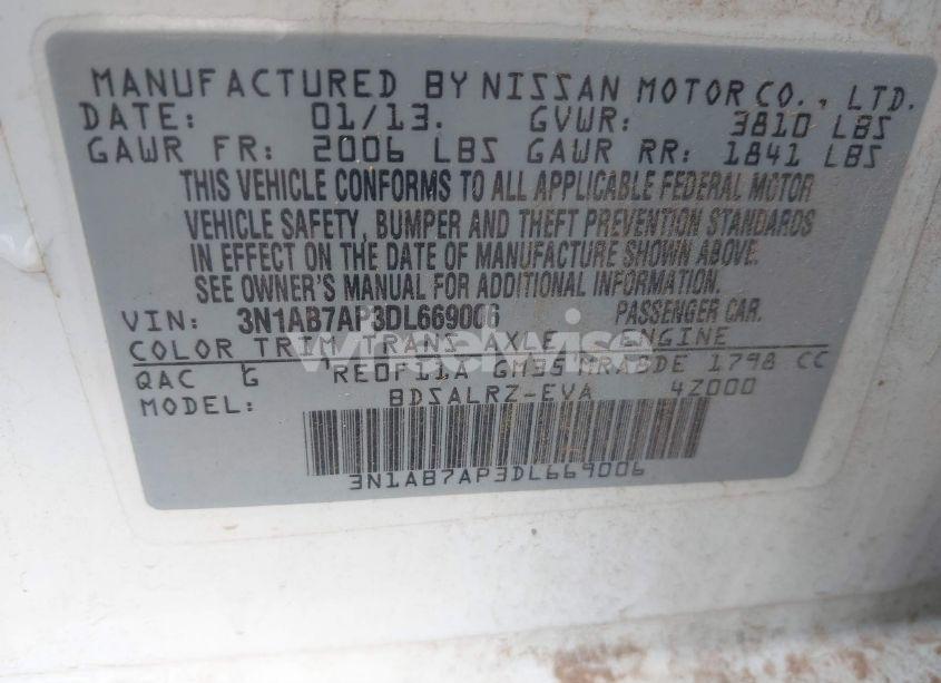 Thumbnail 14 of 2013 NISSAN SENTRA SR