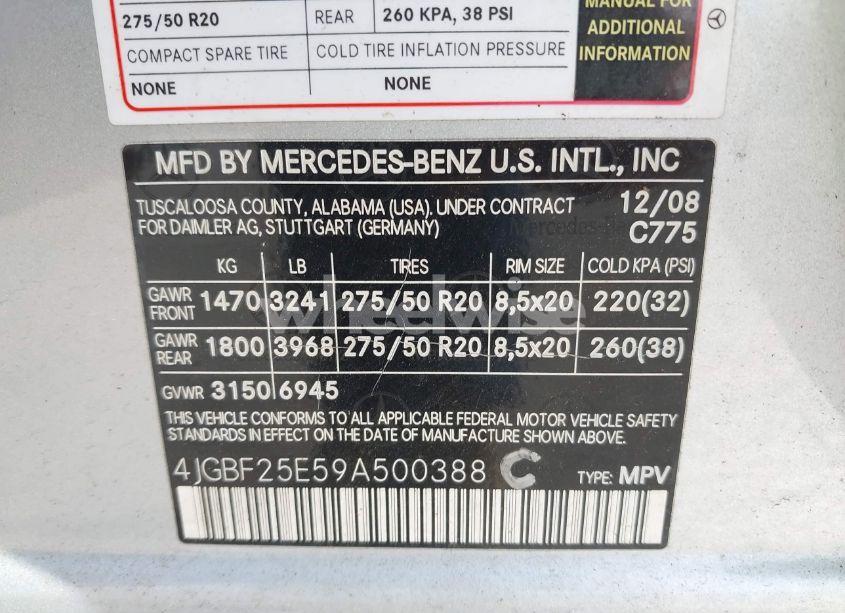 Thumbnail 11 of 2009 MERCEDES-BENZ GL 320 BLUETEC 4MATIC