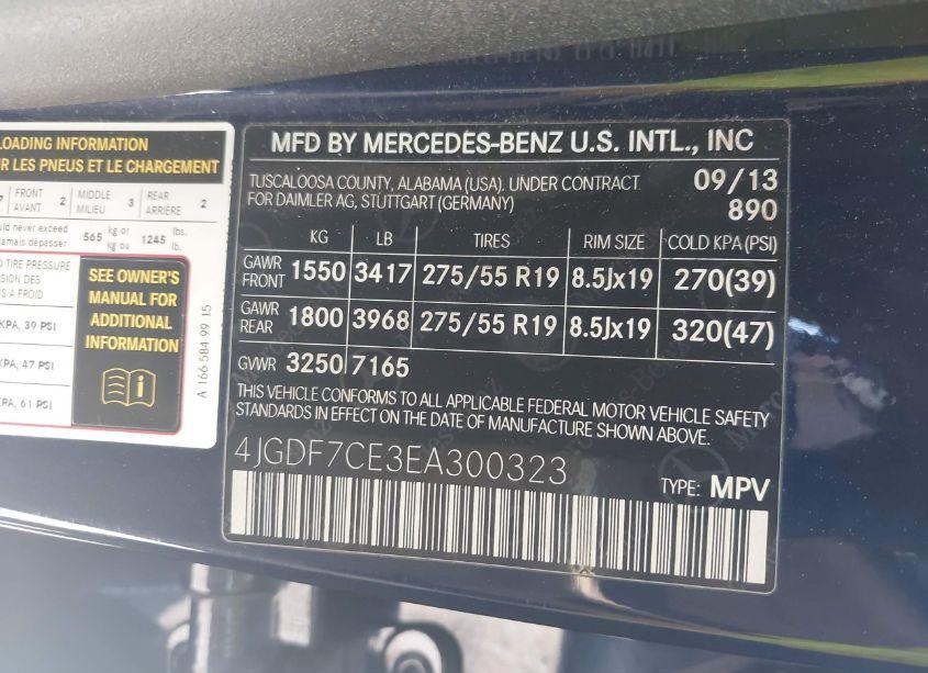 Thumbnail 17 of 2014 MERCEDES-BENZ GL 450 4MATIC
