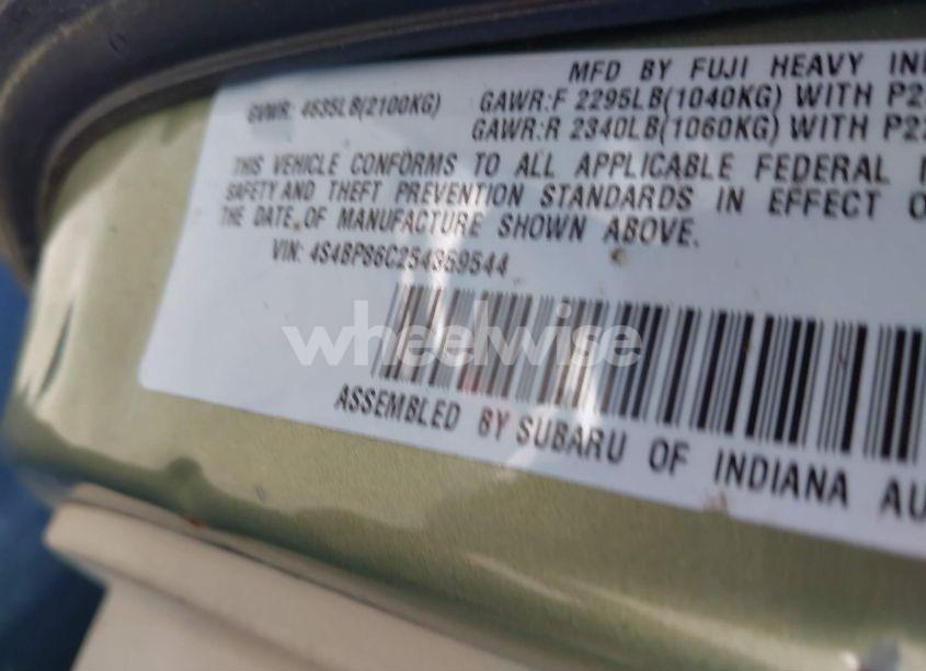 Thumbnail 11 of 2005 SUBARU OUTBACK 3.0R L.L. BEAN EDITION