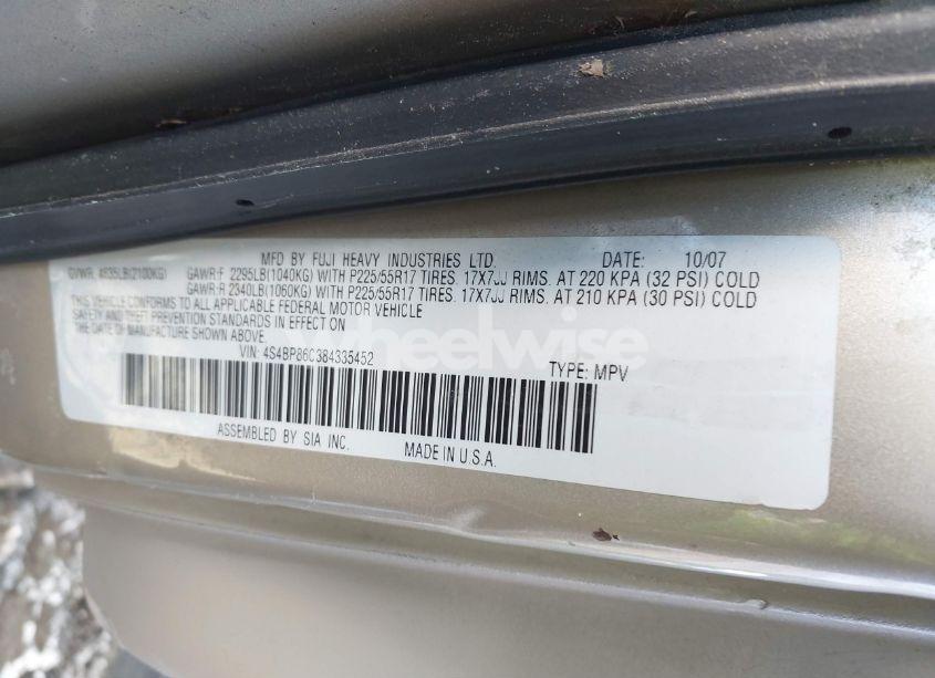 Thumbnail 11 of 2008 SUBARU OUTBACK 3.0R L.L. BEAN EDITION