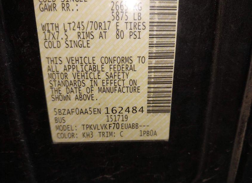 Thumbnail 18 of 2014 NISSAN NV PASSENGER NV3500 HD SL V8