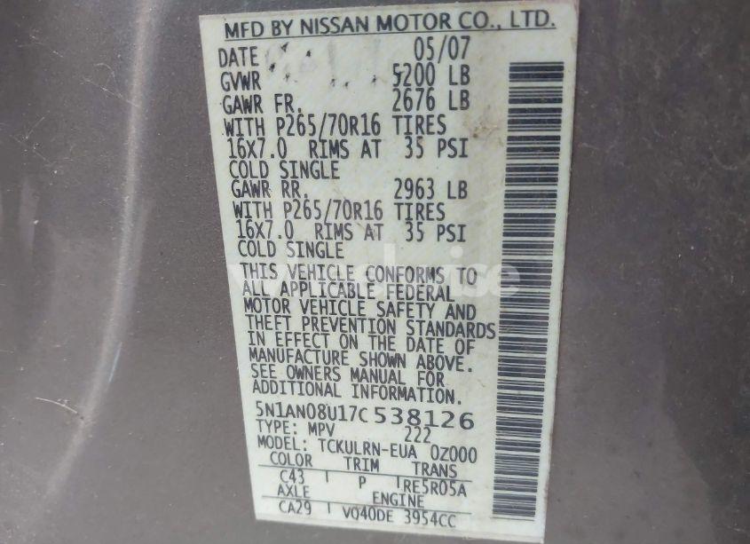 2007 Nissan Xterra