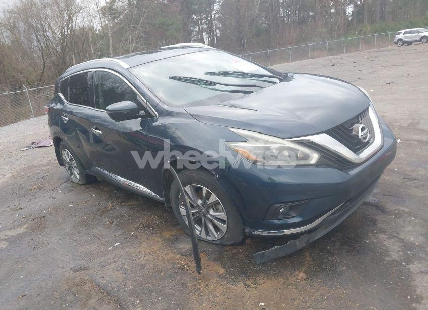 Main photo of 2018 NISSAN MURANO SL with VIN 5N1AZ2MG9JN170967