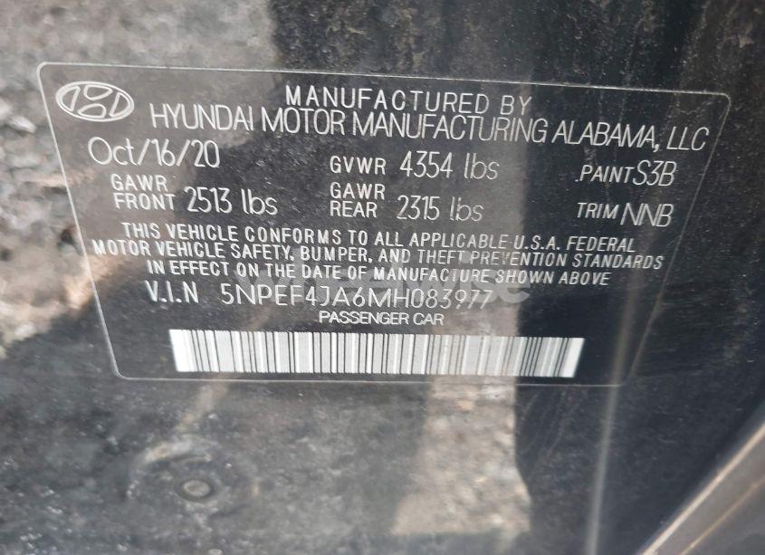 Thumbnail 16 of 2021 HYUNDAI SONATA SEL