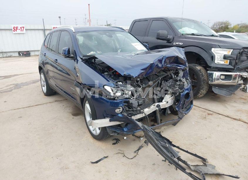 Main photo of 2017 BMW X3 SDRIVE28I with VIN 5UXWZ7C31H0V91190