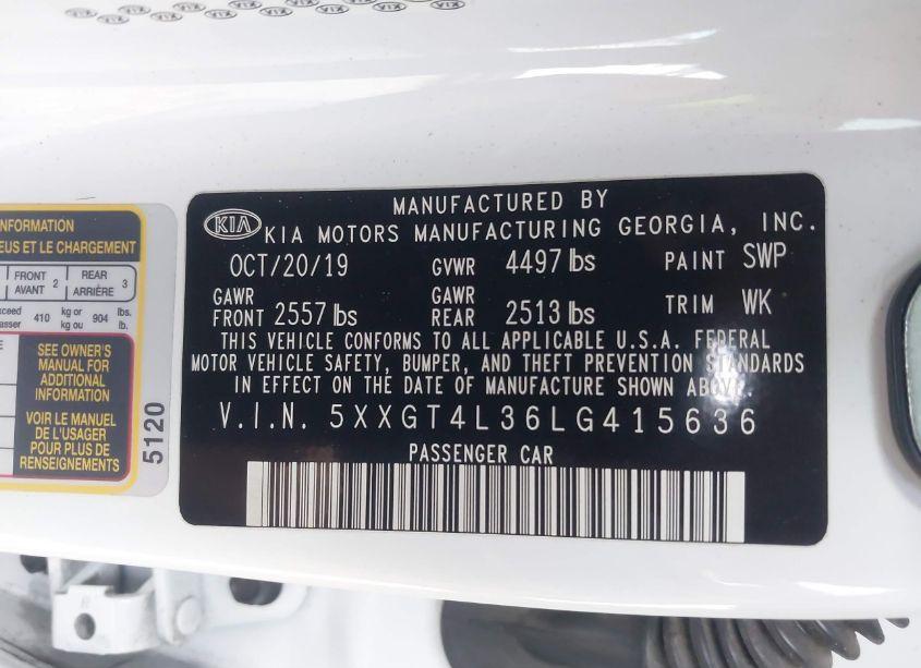 Thumbnail 16 of 2020 KIA OPTIMA LX