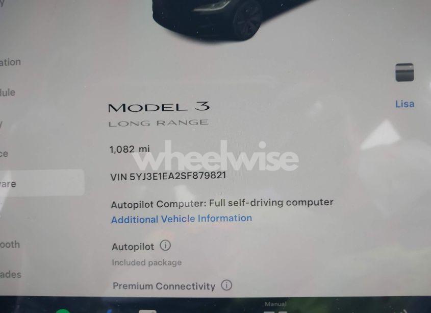 Thumbnail 4 of 2025 TESLA MODEL 3 LONG RANGE REAR-WHEEL DRIVE