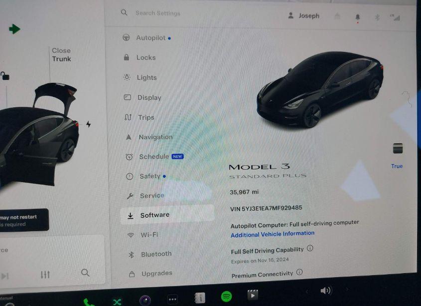 Thumbnail 15 of 2021 TESLA MODEL 3 STANDARD RANGE PLUS REAR-WHEEL DRIVE