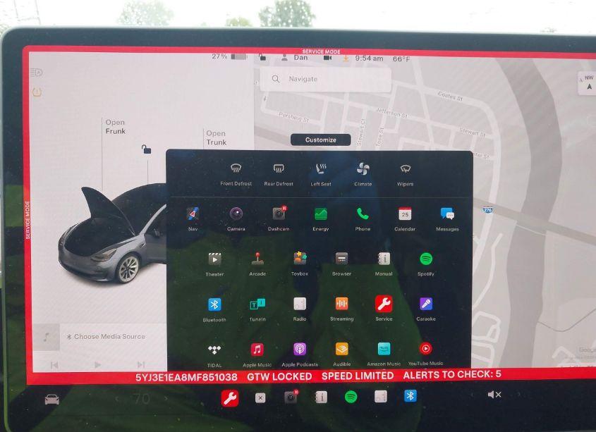 Thumbnail 10 of 2021 TESLA MODEL 3 STANDARD RANGE PLUS REAR-WHEEL DRIVE