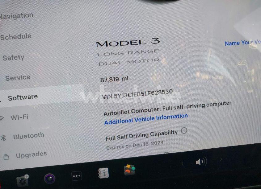 Thumbnail 7 of 2020 TESLA MODEL 3 LONG RANGE DUAL MOTOR ALL-WHEEL DRIVE