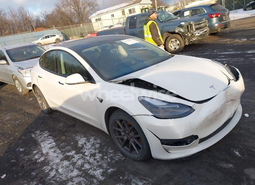 Main photo of 2022 TESLA MODEL 3 LONG RANGE DUAL MOTOR ALL-WHEEL DRIVE with VIN 5YJ3E1EB8NF183736