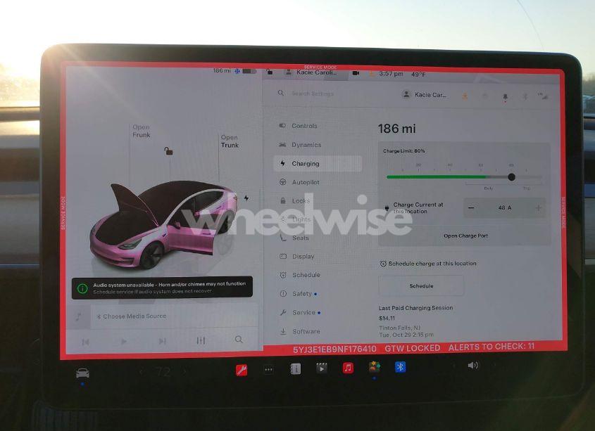 Thumbnail 9 of 2022 TESLA MODEL 3 LONG RANGE DUAL MOTOR ALL-WHEEL DRIVE